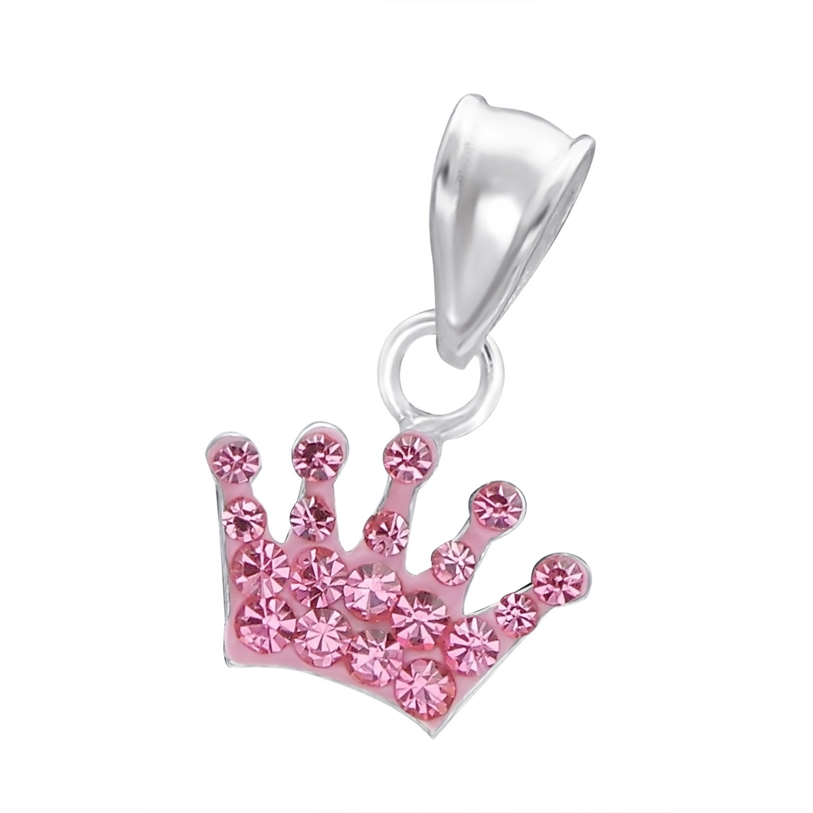 Crown Pendant With Crystals