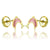 Pink Dolphin Doll Earrings