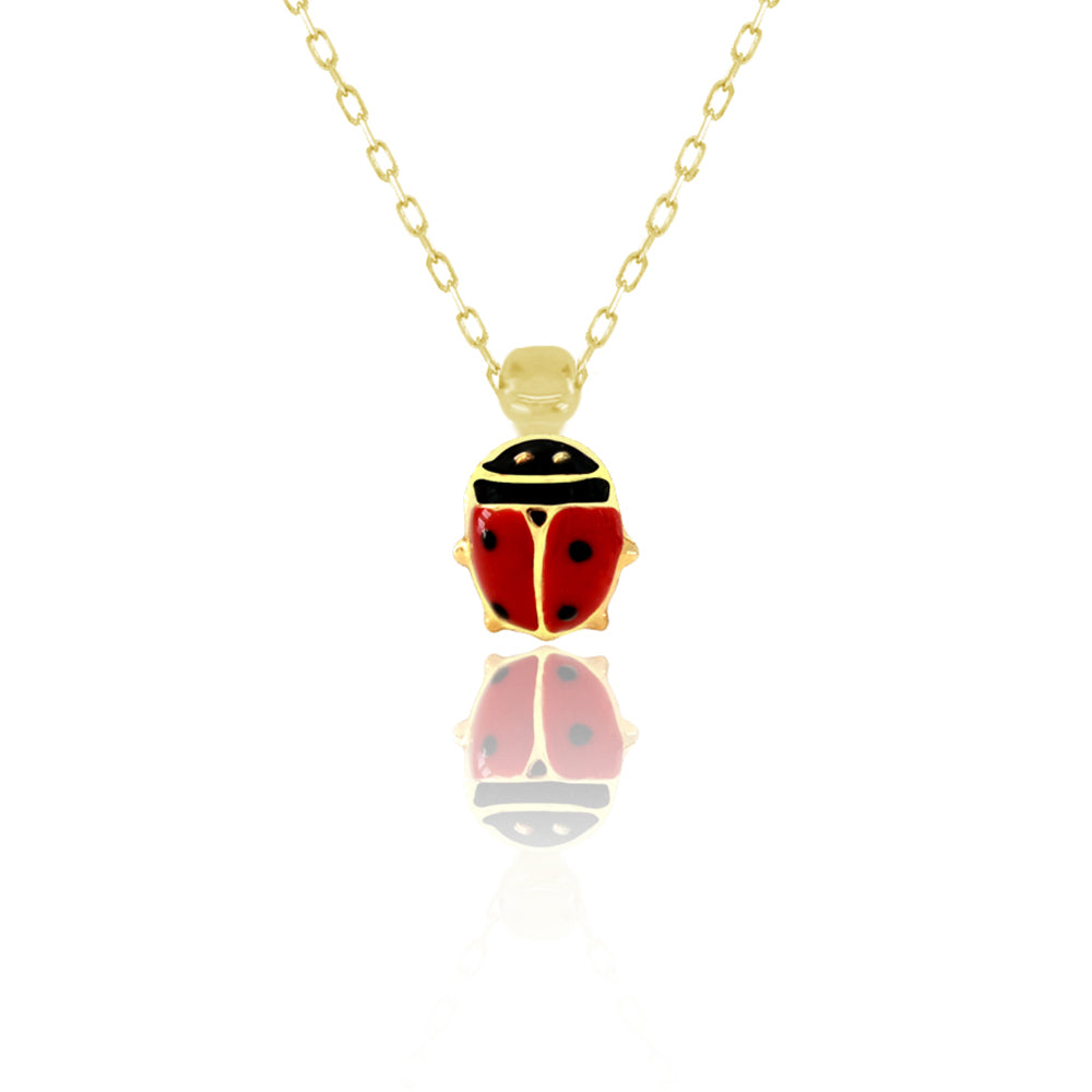 Lady Baby Bug Necklace