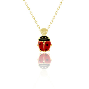 Lady Baby Bug Necklace