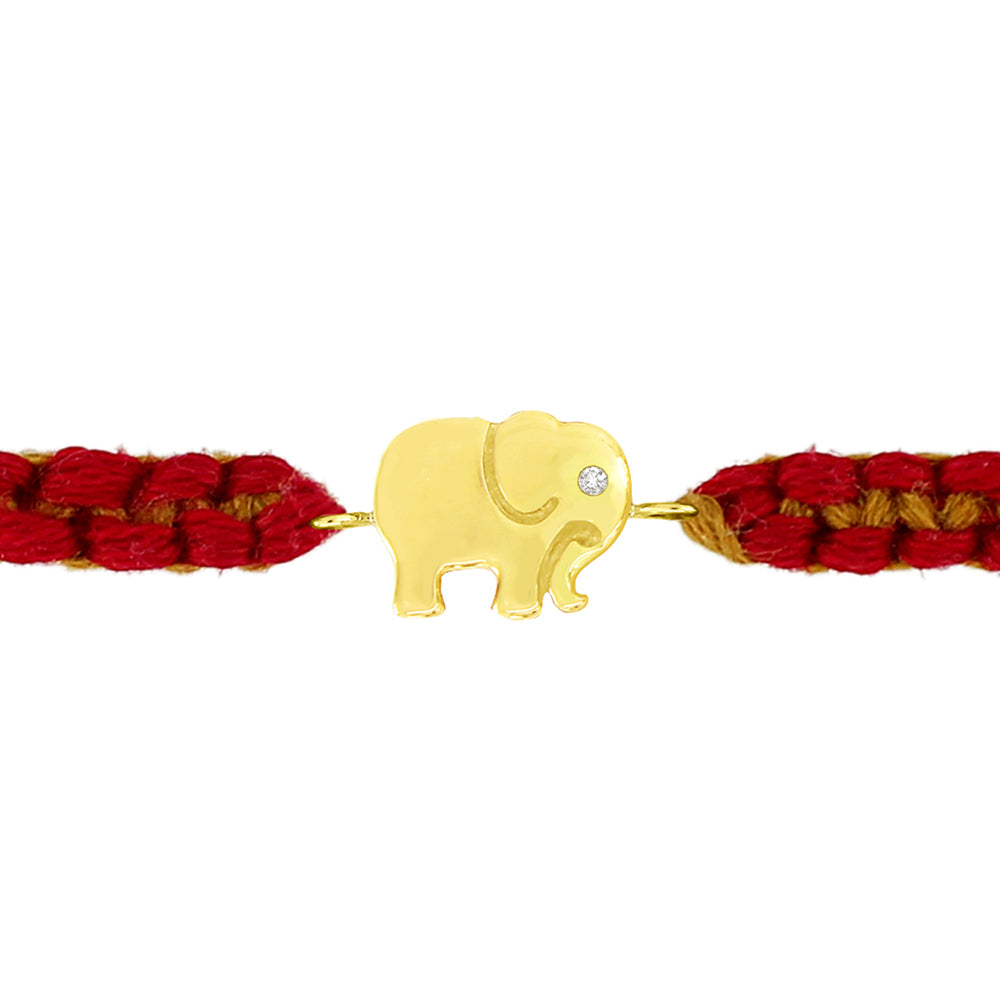14K Gold Filled Black And Red Beads Elephant Bracelet  Good Luck Elephant  Bracelet 75  Pulsera Con Elefantes Para Mujer en Oro Laminado   Walmartcom