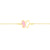 Papillion Bracelet - Pink / White
