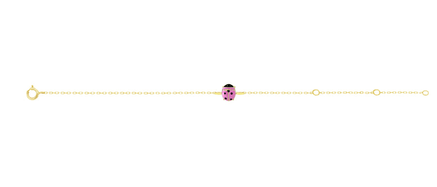 Lady Bug Boss Bracelet - Pink