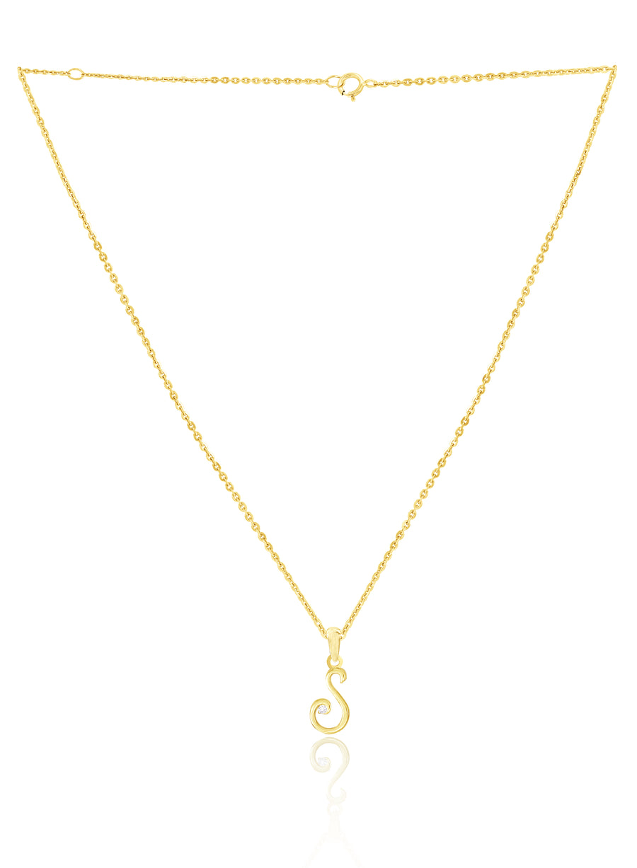 Letter S Necklace