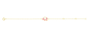 Pink Elephant Bracelet