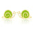 Snugums The Snail Earrings - Green