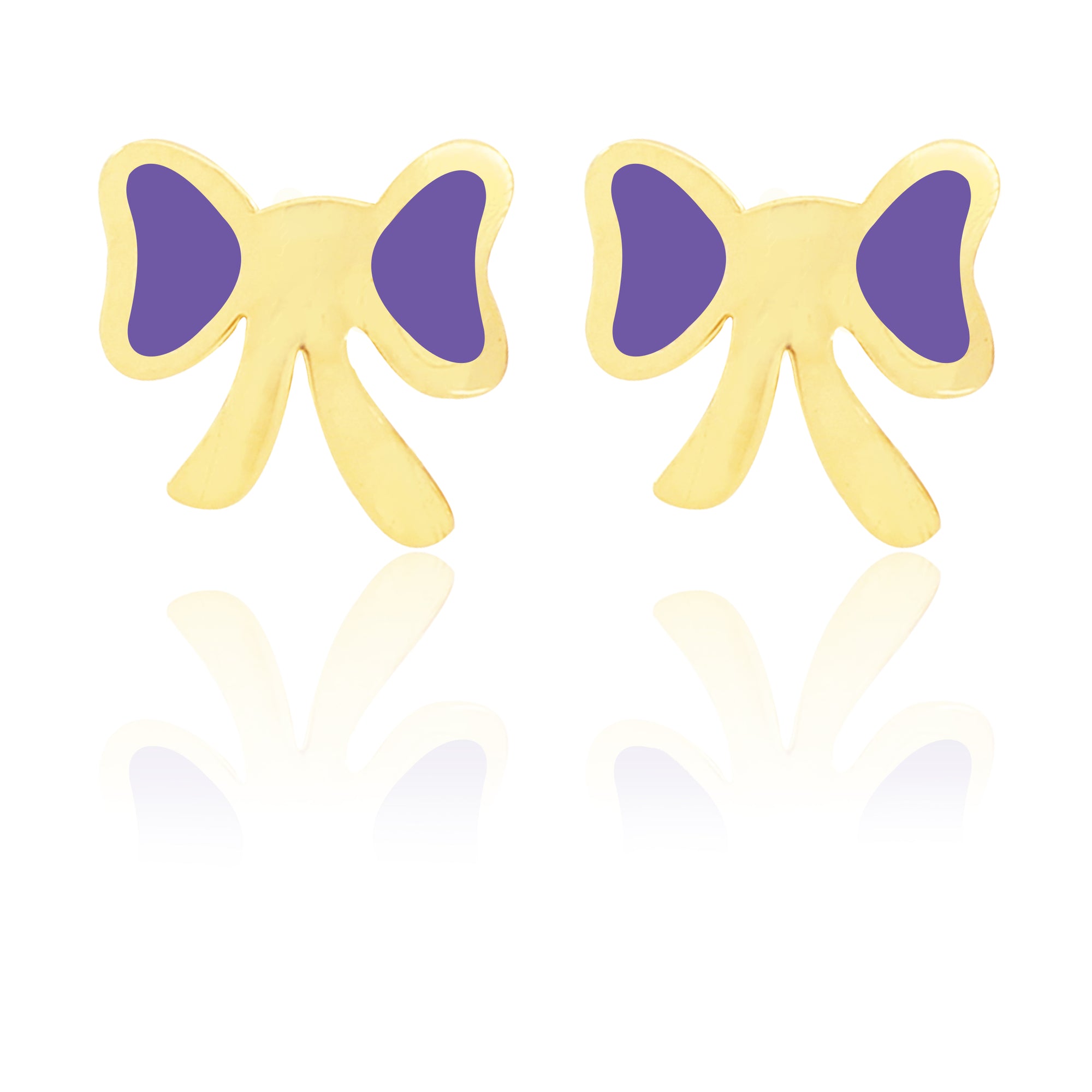 Flutterby Earrings - Purple