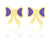 Flutterby Earrings - Purple