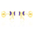 Flutterby Earrings - Purple