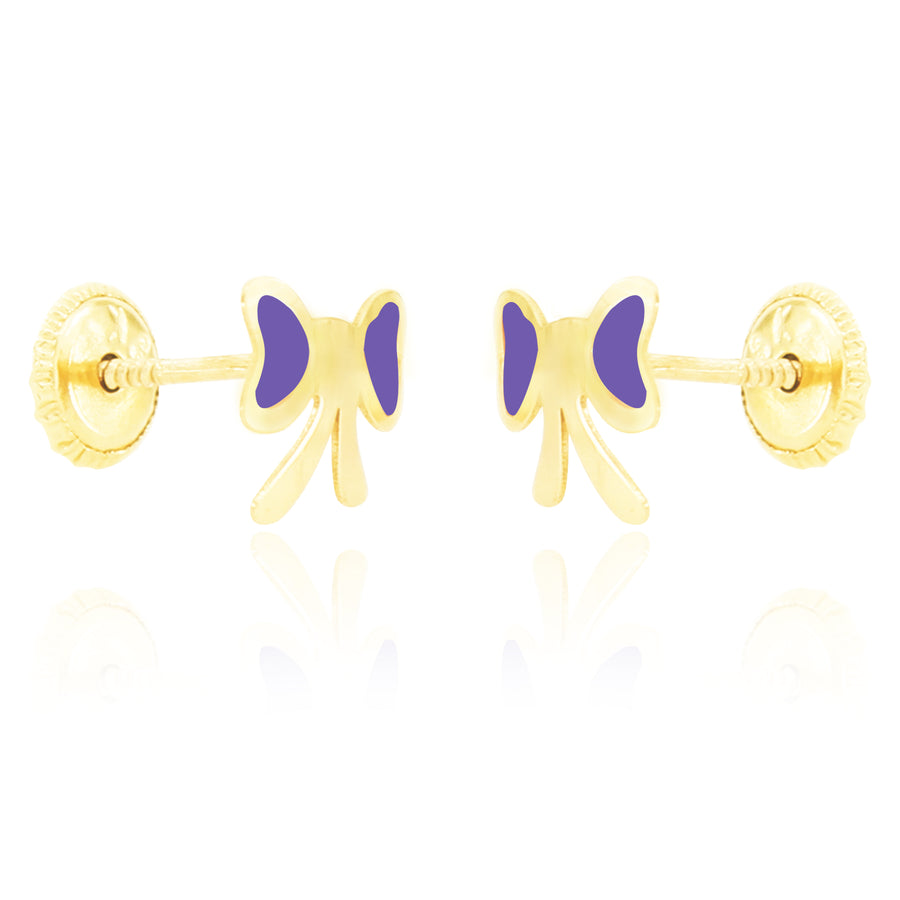 Flutterby Earrings - Purple